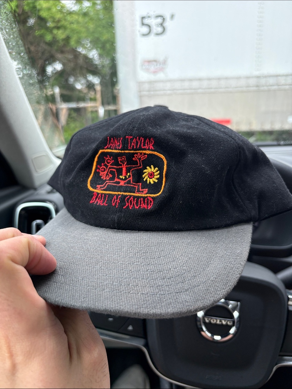 James Taylor 'Ball of Sound' Embroidered Two-Tone Cap - Black & Gray